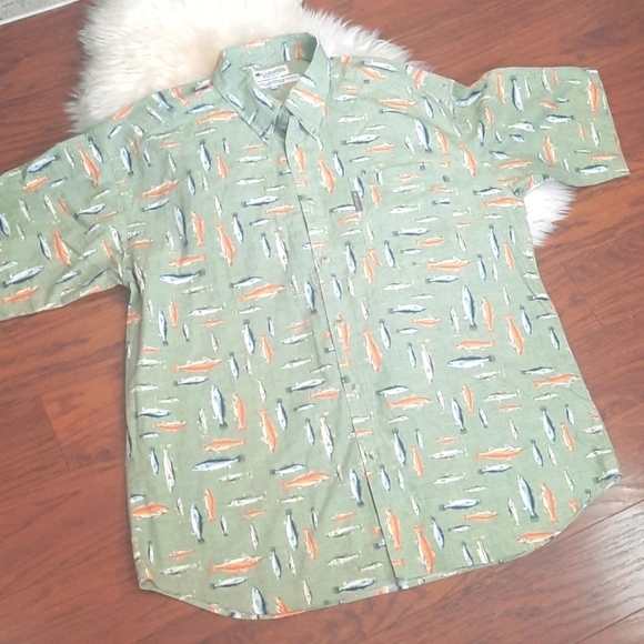 Mens Columbia Casual Button Down Shirt - Picture 1 of 4